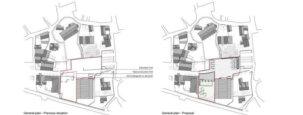 competition kindergarten sluderno general plans