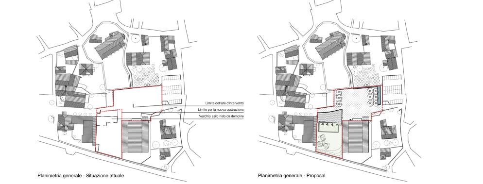 competition kindergarten sluderno general plans
