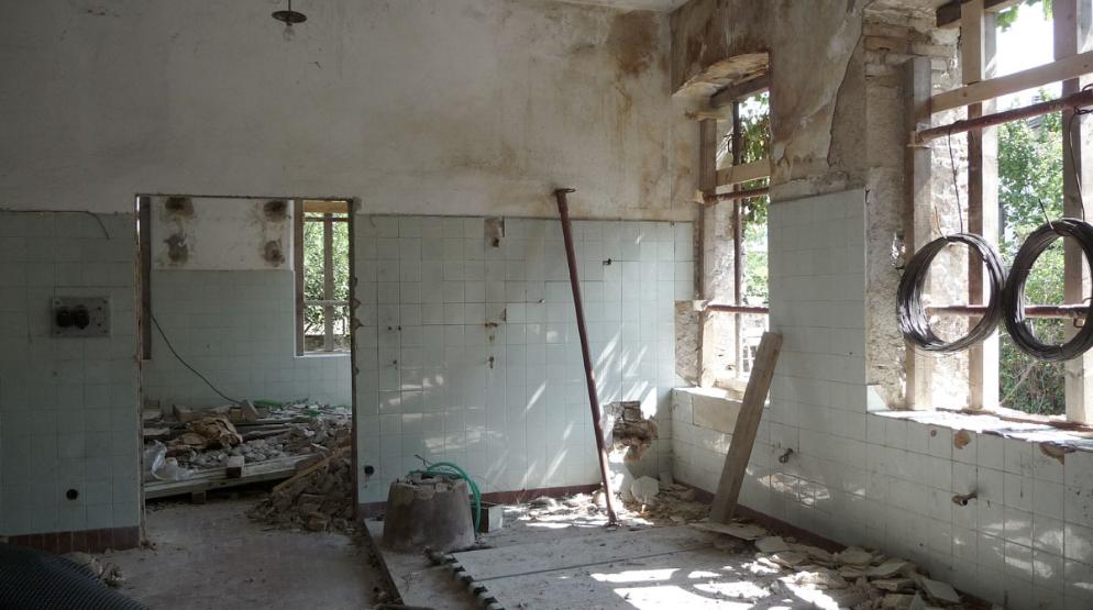 ex caseificio - interior previous situation